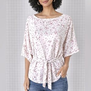 NWT Hayden Los Angeles Tie Waist Top Size M/L